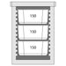 Stalgast - Thermobox Frontlader für 6x GN 1/1 (65 mm) - GastroDeals