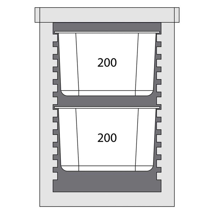 Stalgast - Thermobox Frontlader für 6x GN 1/1 (65mm) - GastroDeals