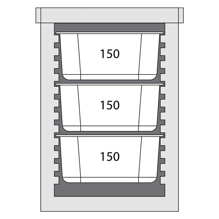 Stalgast - Thermobox Frontlader für 6x GN 1/1 (65mm) - GastroDeals