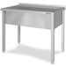 Stalgast - Topfspüle mit einem Becken, 1100x600x850 mm, 300 mm Beckenhöhe, mit Aufkantung, verschweißt - GastroDeals