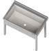 Stalgast - Topfspüle mit einem Becken, 1100x700x850 mm, 300 mm Beckenhöhe, mit Aufkantung, verschweißt - GastroDeals
