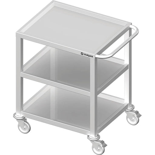 Stalgast - Transportwagen mit drei Böden, 1200x600x850 mm, verschweißt - GastroDeals