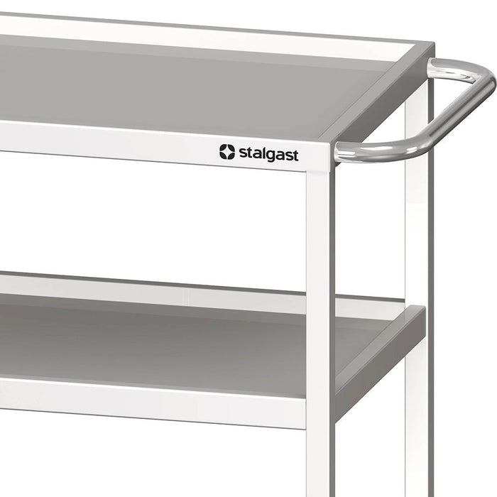 Stalgast - Transportwagen mit drei Böden, 900x600x850 mm, verschweißt - GastroDeals