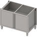 Stalgast - Unterschrank Boxversion 2.0, für Beine/Sockelrahmen, mit Flügeltüren 1300x640x660 mm - GastroDeals
