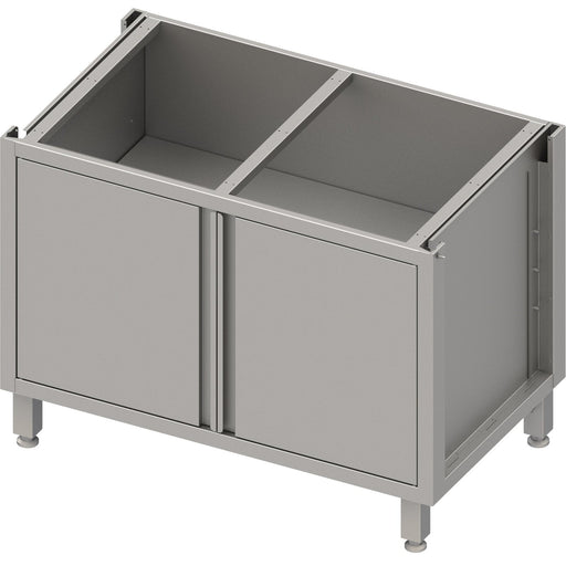 Stalgast - Unterschrank Boxversion 2.0, für Beine/Sockelrahmen, mit Flügeltüren 700x540x660 mm - GastroDeals