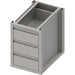 Stalgast - Unterschrank Boxversion 2.0 mit drei Schubladen, Sockelbau 450x540x660 mm - GastroDeals