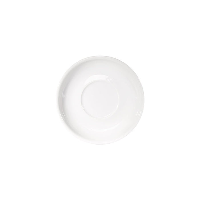 Stalgast - Untertasse für Cappuccino-Tasse, reinweißes Hotelporzellan, Serie Isabell, Ø 14,5 cm - GastroDeals