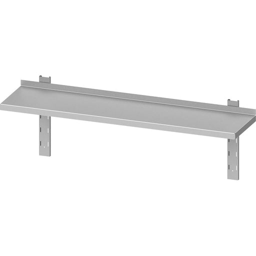 Stalgast - Wandbord ECO mit Konsolen und Wandschienen 1200x300x400 mm höhenverstellbar, Selbstmontage (AISI201) - GastroDeals
