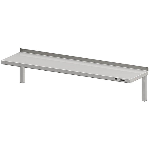 Stalgast - Wandbord mit Winkelkonsolen, 1200x400x250 mm, verschweißt - GastroDeals