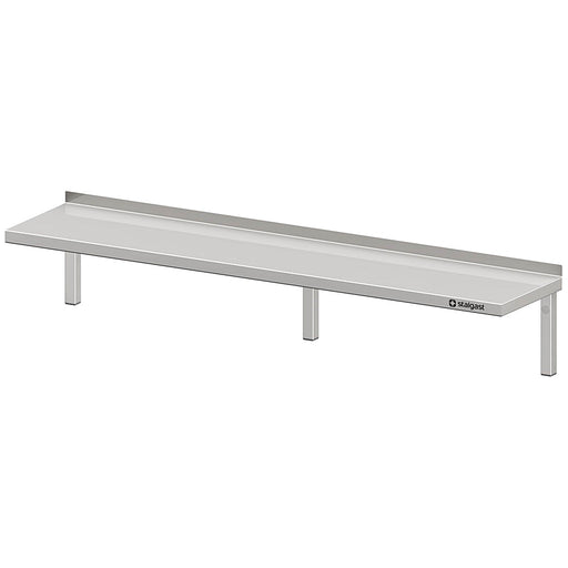 Stalgast - Wandbord mit Winkelkonsolen 1700x300x400 mm höhenverstellbar, verschweißt - GastroDeals