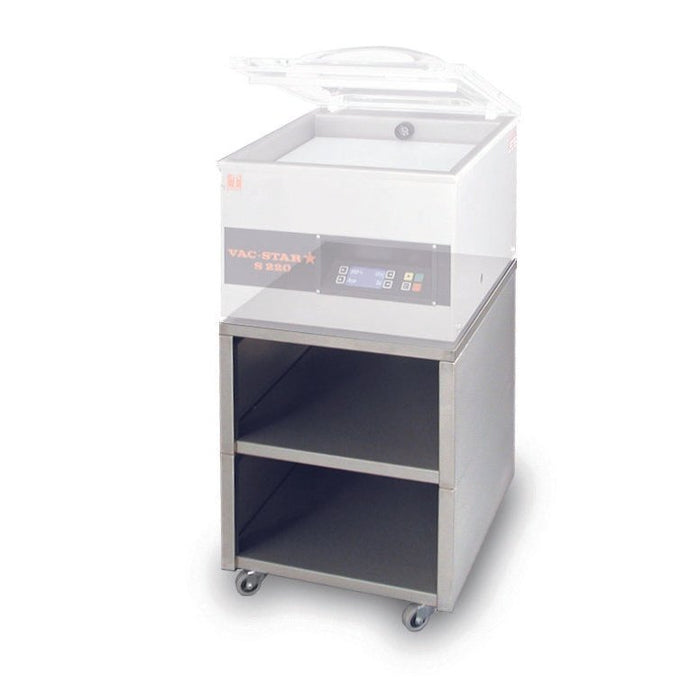 VAC STAR - VAC STAR Unterwagen L fahrbar in Edelstahl 600 x 600 x 600 mm (B x T x H) - GastroDeals