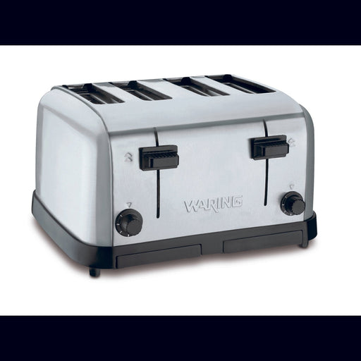 Waring - 4 - Scheiben Toaster - Edelstahl, 1800W, 7 Bräunungsstufen, Auftaufunktion - Waring - GastroDeals
