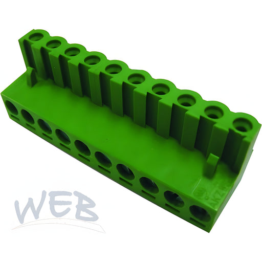 W.E. Blaschitz - Printklemme m.Drahtschutz 10pol.19mm h gerade grün AKZ950/10 - GastroDeals