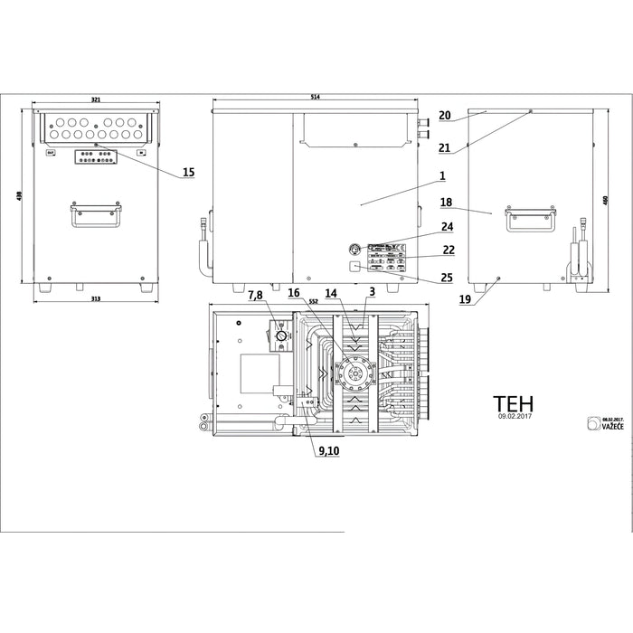 W.E. Blaschitz - Satellit UTK-OKSI NB406 NEO, 1/2PS 6-leitig - GastroDeals