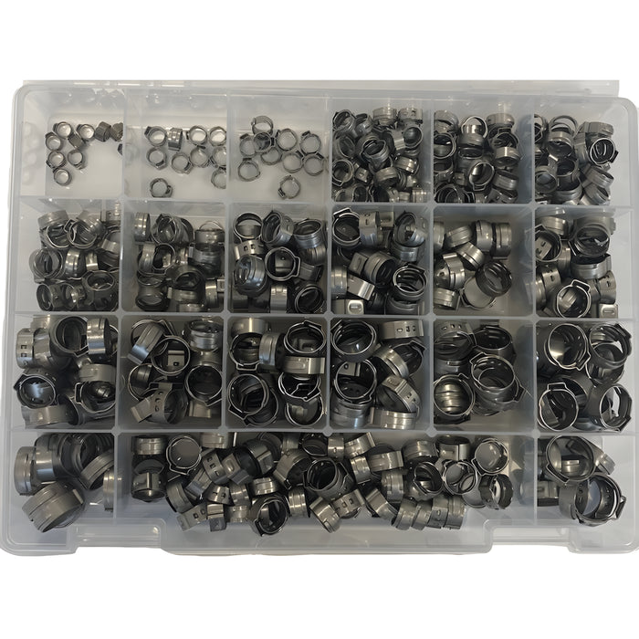W.E. Blaschitz - Sortimentbox Oetiker 1-Ohr-Klemmen / 500 Stk. stufenlos 5,8-19,2R - GastroDeals