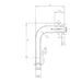 W.E. Blaschitz - Stahlnippel 10mm 90° gebogen zu Flojet 5000 / G55 / G58 / RLF - GastroDeals