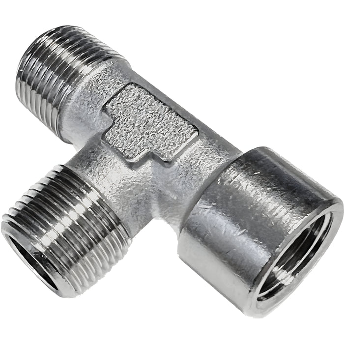 W.E. Blaschitz - T-Einschraubstück G 3/8"(IG)-R 3/8"(AG), Messing vernickelt - GastroDeals