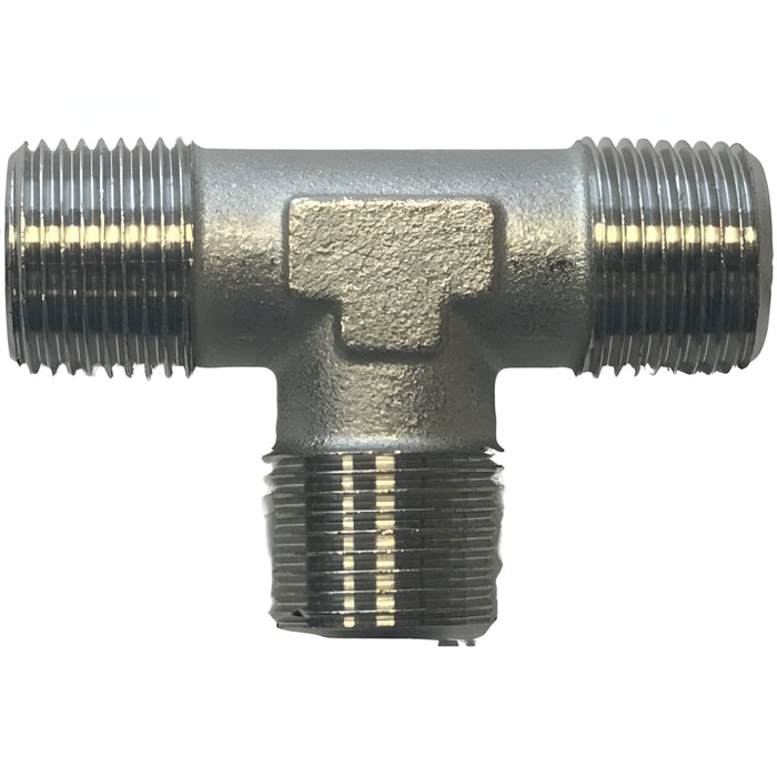 W.E. Blaschitz - T-Stück R 3/8" (AG), Messing vernickelt - GastroDeals
