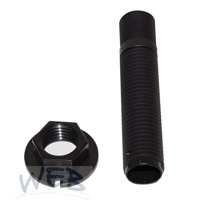 W.E. Blaschitz - Thekendurchführungsstutzen PVC 1" x 170mm mit Befestigungsmutter - GastroDeals