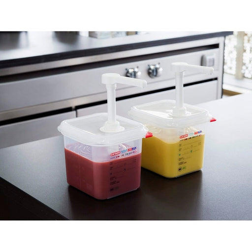 Araven - Pumpspender GN 1/6 aus Polypropylen, Inhalt 2,6 L - GastroDeals