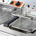 Caterina - Doppel-Fritteuse CATERINA, 2x 10 Liter, mit Ablasshahn 610x510x390 mm (BxTxH), 2x 3 kW 230V - GastroDeals