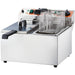 Caterina - Doppel-Fritteuse CATERINA, 2x8 Liter, 415x430x315 mm (BxTxH), 2x 2 kW 230 V - GastroDeals