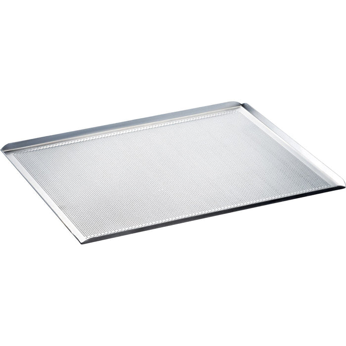 FM Industrial - 4-Rand-Backblech aus Aluminium, gelocht, 430x340 mm - GastroDeals