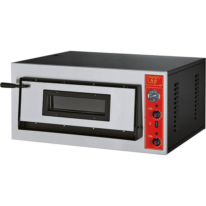 GGF - GGF Pizzaofen mit einer Kammer für 4 Pizzen à 300 mm, 4,2 kW, 900 x 735 x 420 mm (BxTxH) - GastroDeals
