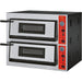 GGF - GGF Pizzaofen mit zwei Kammern für 8 Pizzen à 300 mm, 8,4 kW, 900 x 735 x 750 mm (BxTxH) - GastroDeals