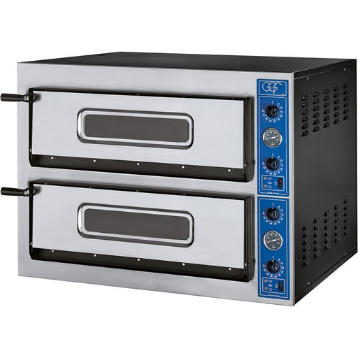 GGF - GGF Pizzaofen mit zwei Kammern für 8 Pizzen à 360 mm, 12 kW, 1010 x 850 x 750mm (BxTxH) - GastroDeals