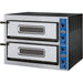 GGF - GGF Pizzaofen mit zwei Kammern für 8 Pizzen à 360 mm, 12 kW, 1010 x 850 x 750mm (BxTxH) - GastroDeals