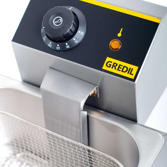 Gredil - GREDIL Fritteuse, 5 Liter, Abmessung 260 x 420 x 270 mm (BxTxH) - GastroDeals