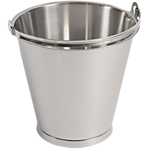 Linden - Edelstahleimer PREMIUM, mit Bodenreifen, mit Maßeinteilung, 15 Liter - GastroDeals