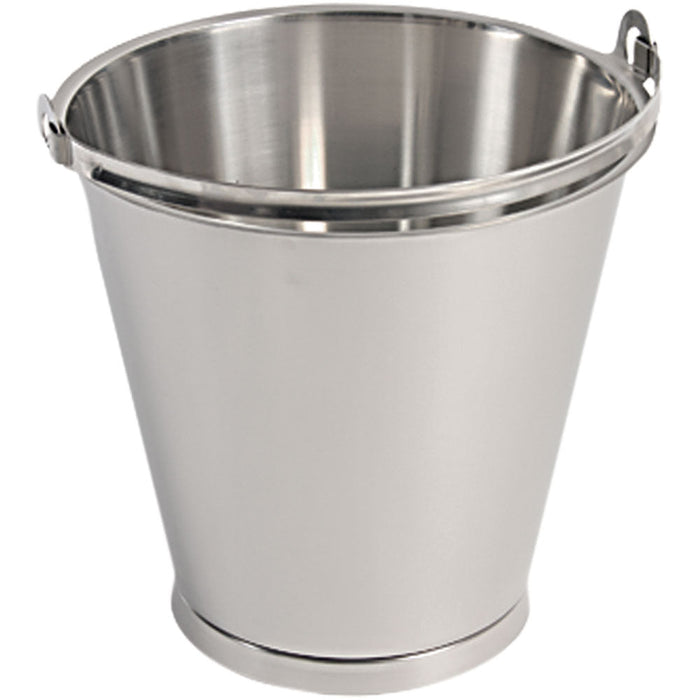 Linden - Edelstahleimer PREMIUM, mit Bodenreifen, mit Maßeinteilung, 15 Liter - GastroDeals