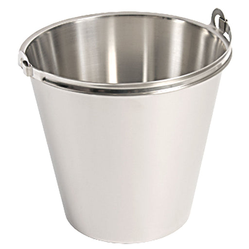 Linden - Edelstahleimer PREMIUM, ohne Bodenreifen, mit Maßeinteilung, 10 Liter - GastroDeals