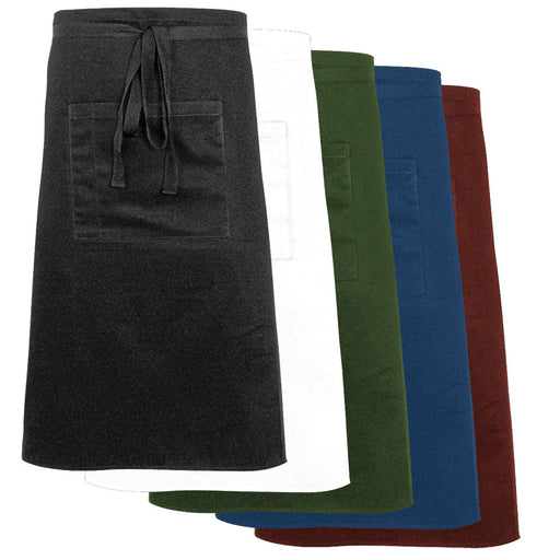 Nino Cucino - Nino Cucino Bistroschürze mit Tasche, schwarz, L. 70 cm - GastroDeals