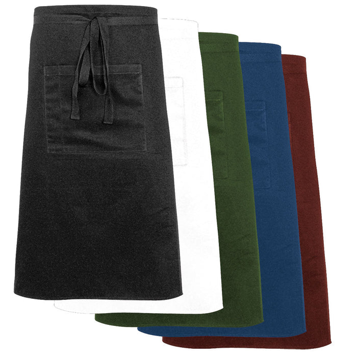Nino Cucino - Nino Cucino Bistroschürze mit Tasche, schwarz, L. 70 cm - GastroDeals