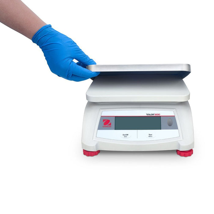OHAUS - Küchenwaage, Kapazität 30 kg, Teilung 5 g, Abmessung 255 x 305 x 115 mm (BxTxH) - GastroDeals