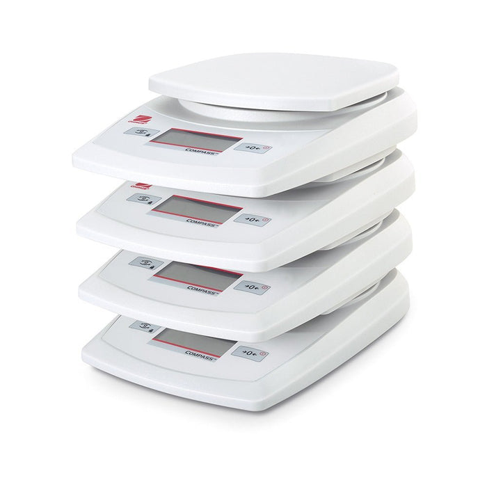 OHAUS - Portable Küchenwaage Kapazität 0,62 kg, Teilung 0,1 g, Abmessung 144 x 205 x 41 mm mm (BxTxH) - GastroDeals