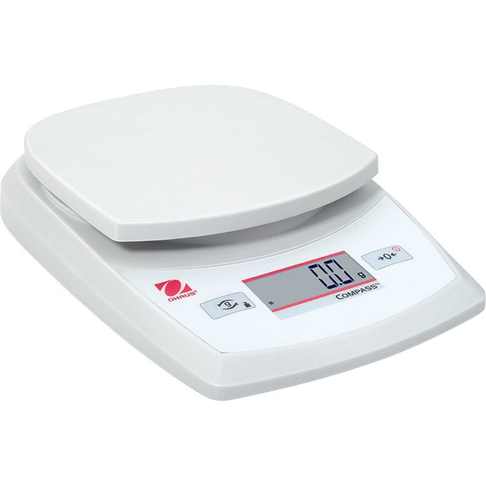 OHAUS - Portable Küchenwaage Kapazität 2 kg, Teilung 1 g, Abmessung 144 x 205 x 41 mm mm (BxTxH) - GastroDeals