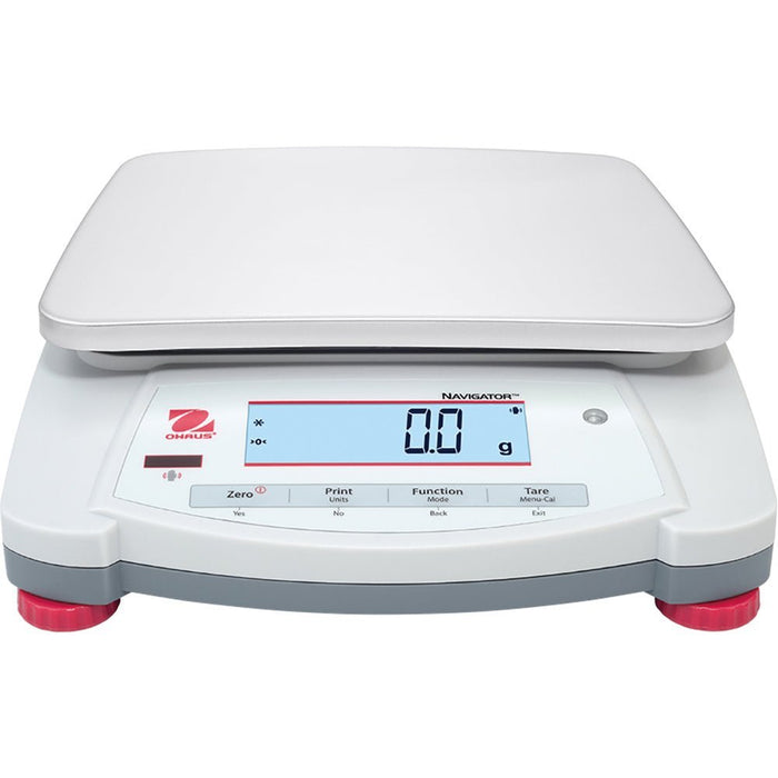 OHAUS - Portable Mehrzweckwaage Ohaus Navigator, 240x250x74 mm (BxTxH), Wägebereich bis 16 kg, Teilung 5 g - GastroDeals