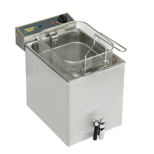 Roller Grill - ROLLER GRILL Fritteuse mit Ablasshahn, 12 Liter, Abmessung 350 x 470 x 350 mm (BxTxH) - GastroDeals