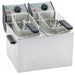 Roller Grill - ROLLER GRILL Fritteuse mit zwei Becken, 2 x 5 Liter, Abmessung 390 x 425 x 320 mm (BxTxH) - GastroDeals