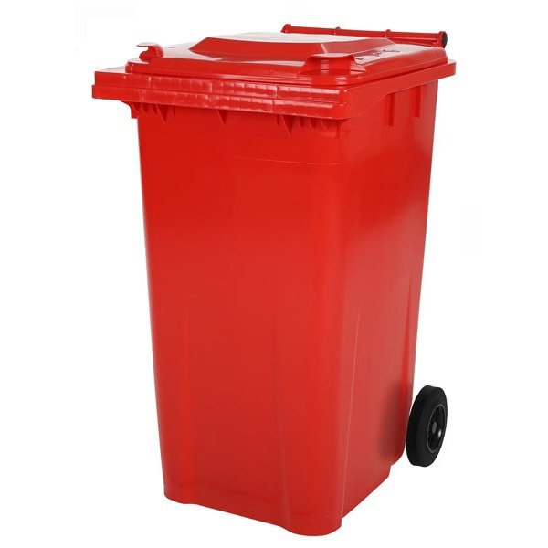 Saro - SARO 2 Rad Müllgroßbehälter 80 L, rot, Modell MGB80RO - GastroDeals