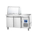 Stalgast - 2-türige Saladette mit Glasabdeckung und Arbeitsfläche, 2x GN 1/1 - GastroDeals