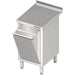 Stalgast - Arbeitsschrank mit Abfallkipper, 450x600x850 mm, mit Aufkantung, verschweißt - GastroDeals