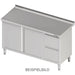 Stalgast - Arbeitsschrank mit Flügeltüren 2000x700x850 mm, mit 2er Schubladenblock links, mit Aufkantung, verschweißt - GastroDeals