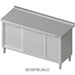 Stalgast - Arbeitsschrank mit Schiebetüren 2000x700x850 mm, mit Flügeltürschrank rechts, mit Aufkantung, verschweißt - GastroDeals