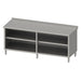 Stalgast - Arbeitsschrank offen mit Grund-und Zwischenboden 2000x600x850 mm, mit Aufkantung, verschweißt - GastroDeals