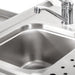 Stalgast - Arbeitstisch für Kaffeemaschine, mit Aufkantung, 1500 x 700 x 1000 mm (BxTxH) - GastroDeals